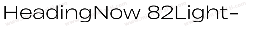 HeadingNow 82Light字体转换